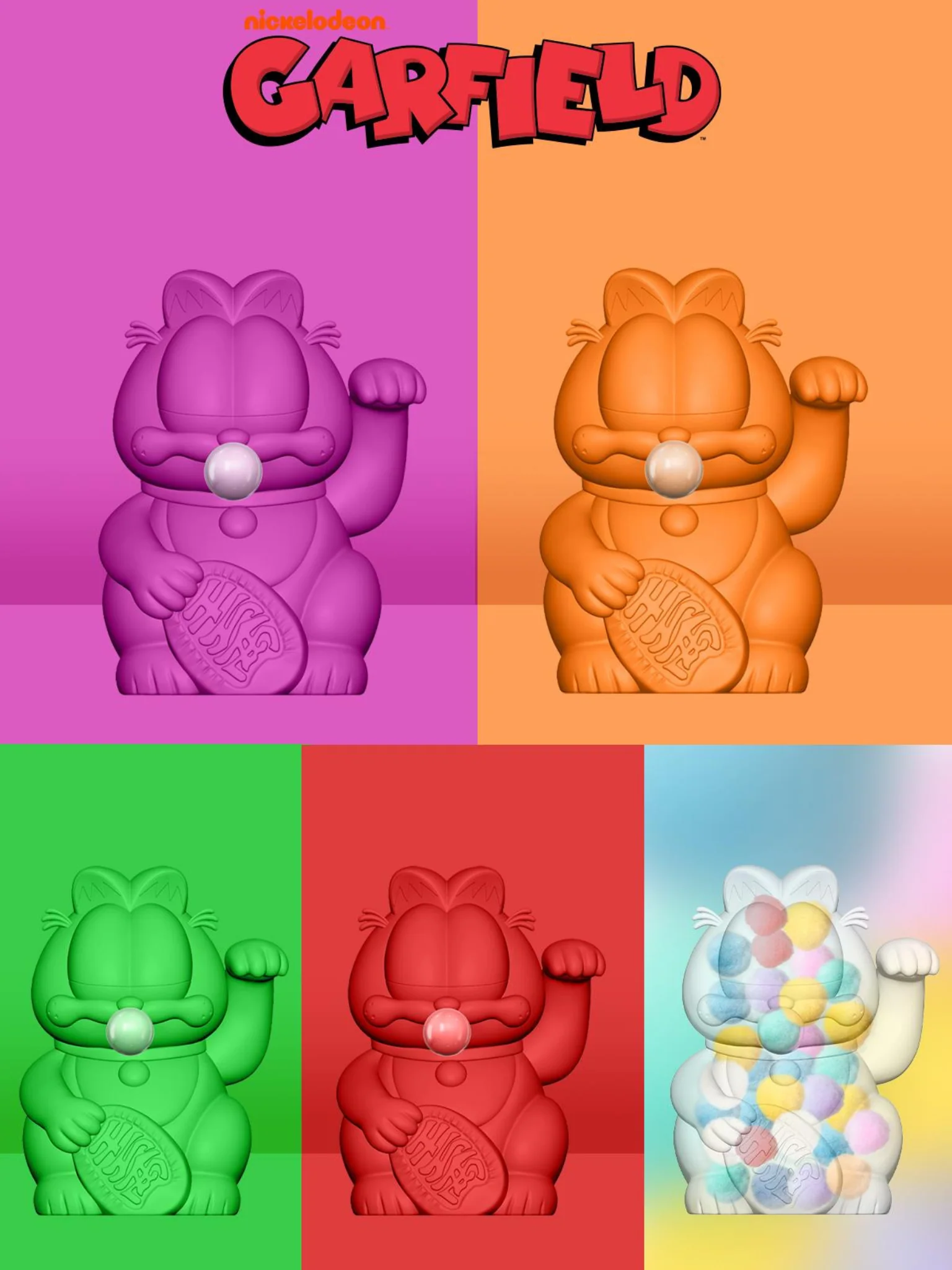 Garfield Loves Fruits Series Figures Blind Box