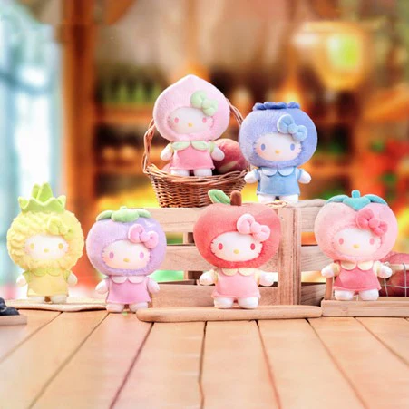 Hello Kitty Fruity Paradise Series Plush Pendant Blind Box - Image 2