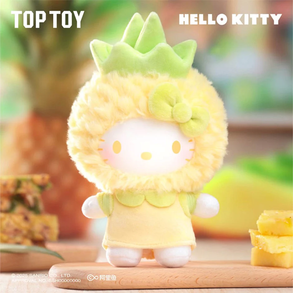 Hello Kitty Fruity Paradise Series Plush Pendant Blind Box - Image 7