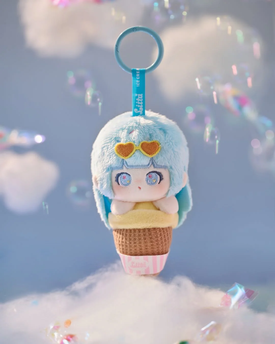Liita Rainbow Cone Series Plush Keychain Blind Box - Image 2