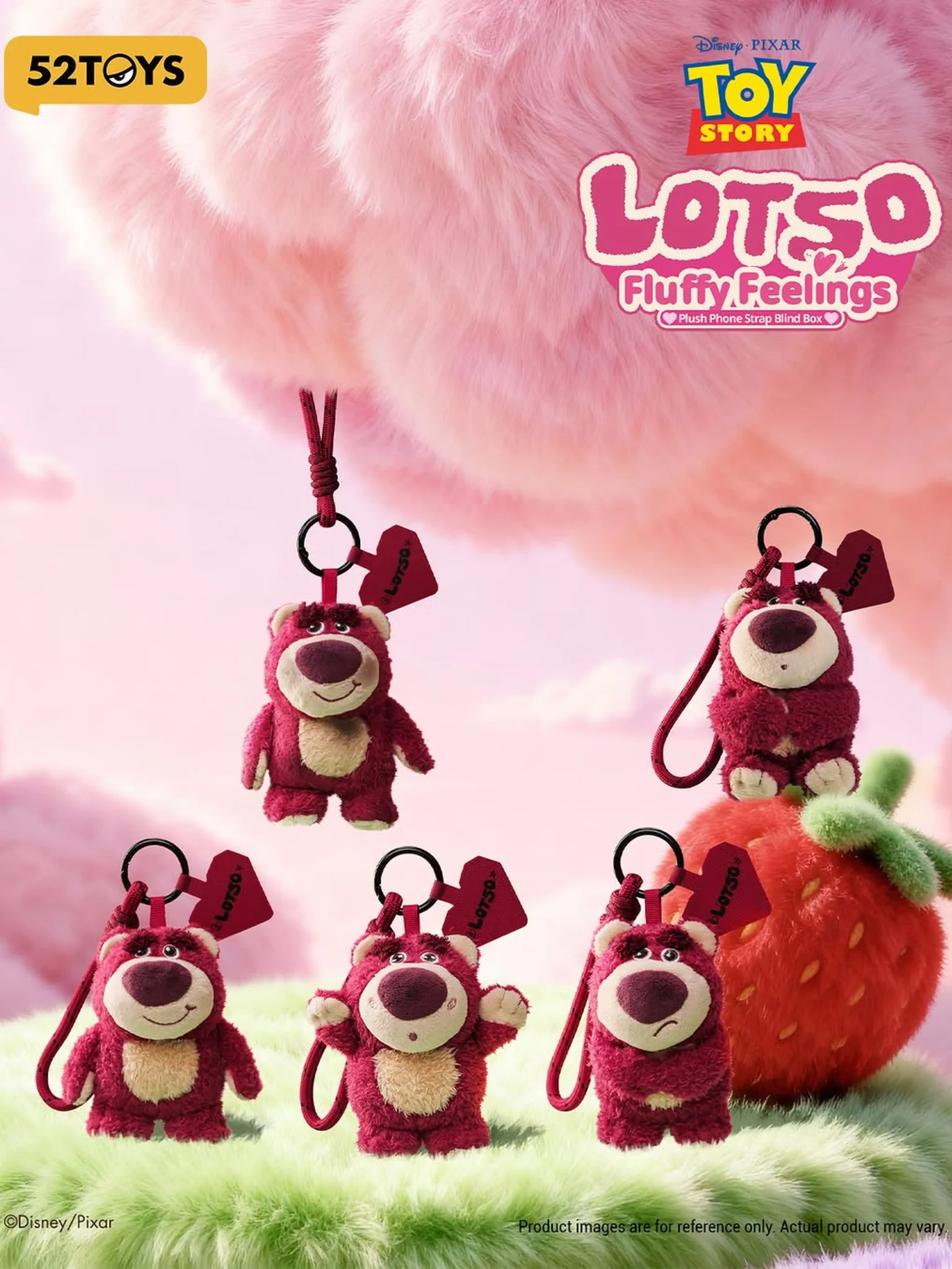 Lotso's Fluffy Feelings Series Plush Phone Strap Blind Box