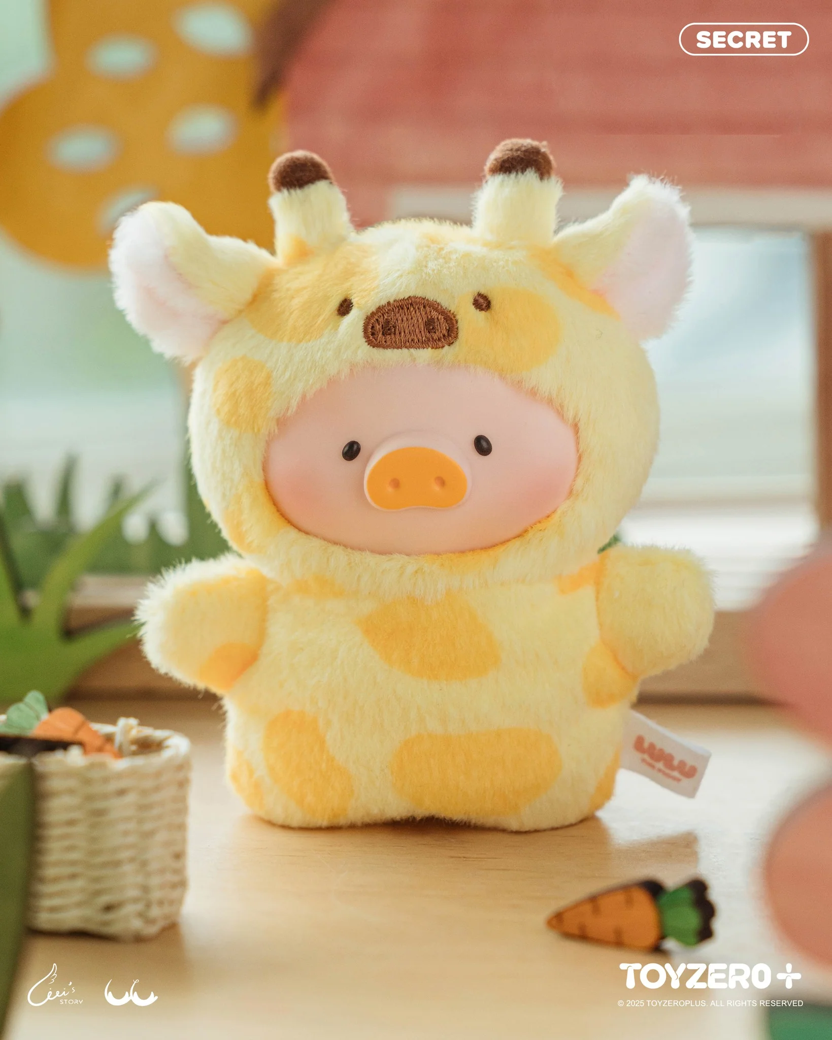 LuLu the Piggy Animal Party - Puppet Show PVC Face Plush Keychain Blind Box - Image 8
