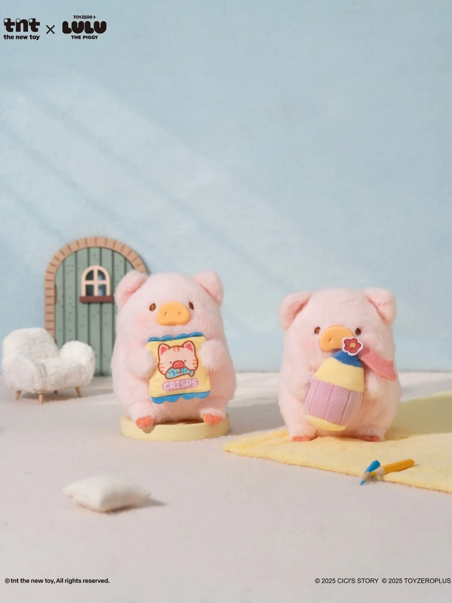 LuLu the Piggy Come Play Series Plush Pendant - Image 2