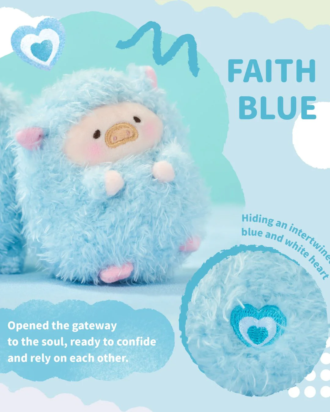 LuLu the Piggy - LuLu Rainbow Sheep Plush Blind Box - Image 3