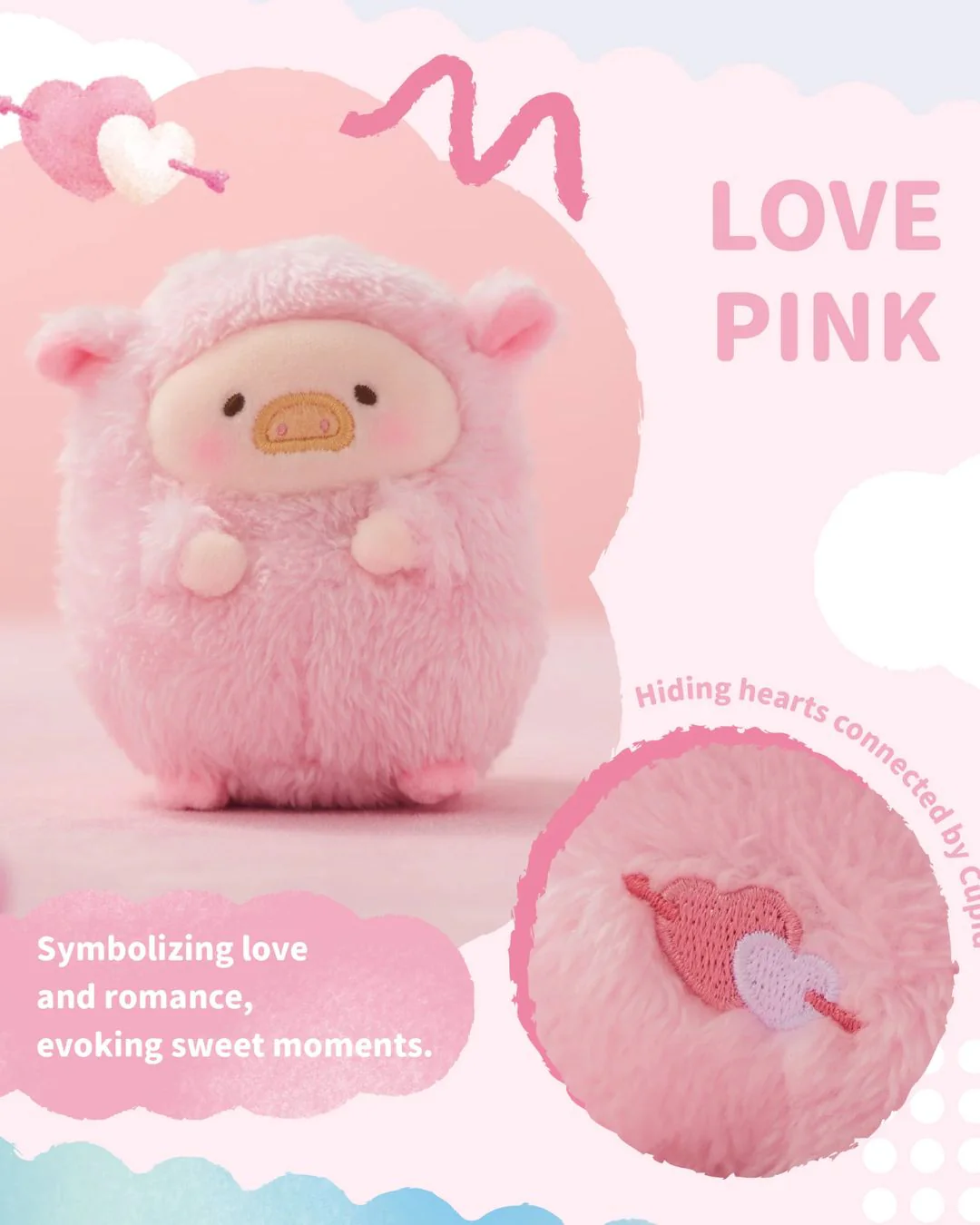 LuLu the Piggy - LuLu Rainbow Sheep Plush Blind Box - Image 4