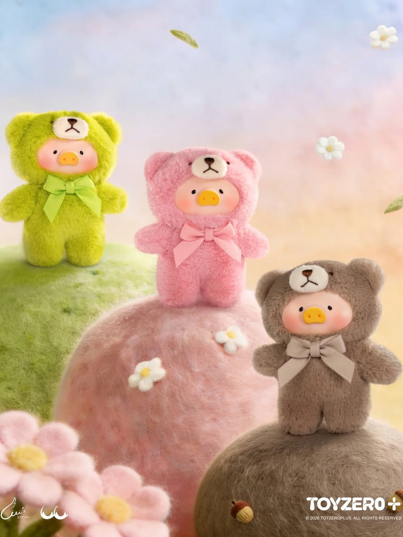 LuLu the Piggy - Teddy Mini's Whispers of Nature Series Plush Phone Charm Blind Box - Image 6