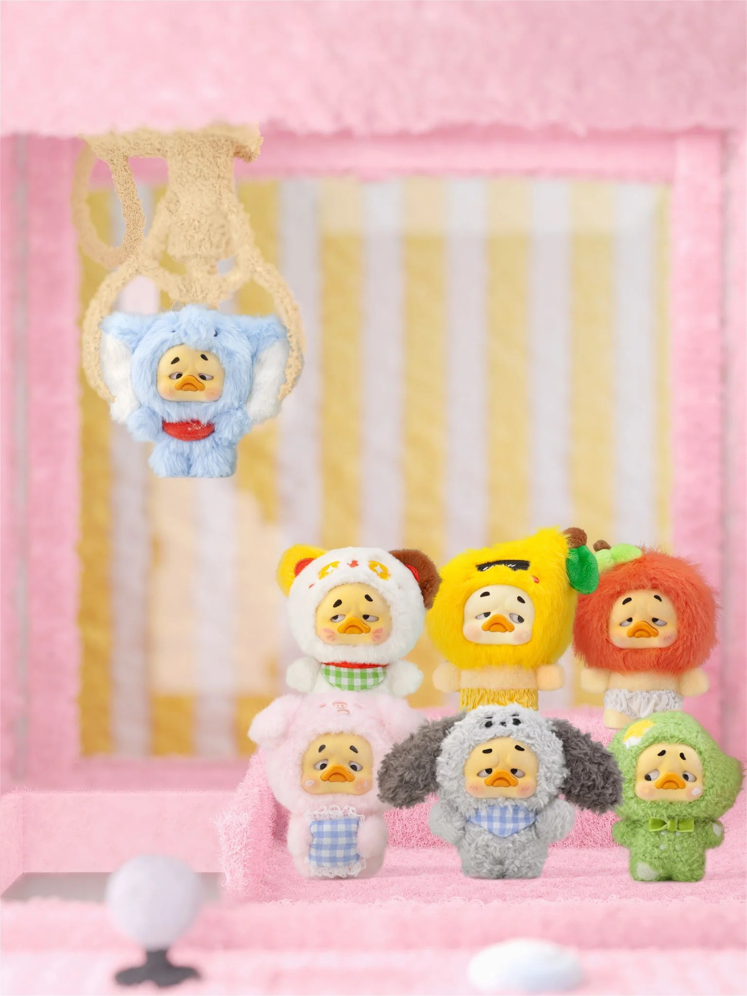 Mini Upsetduck-Wish List Duck Plush Keychain Blind Box - Image 2