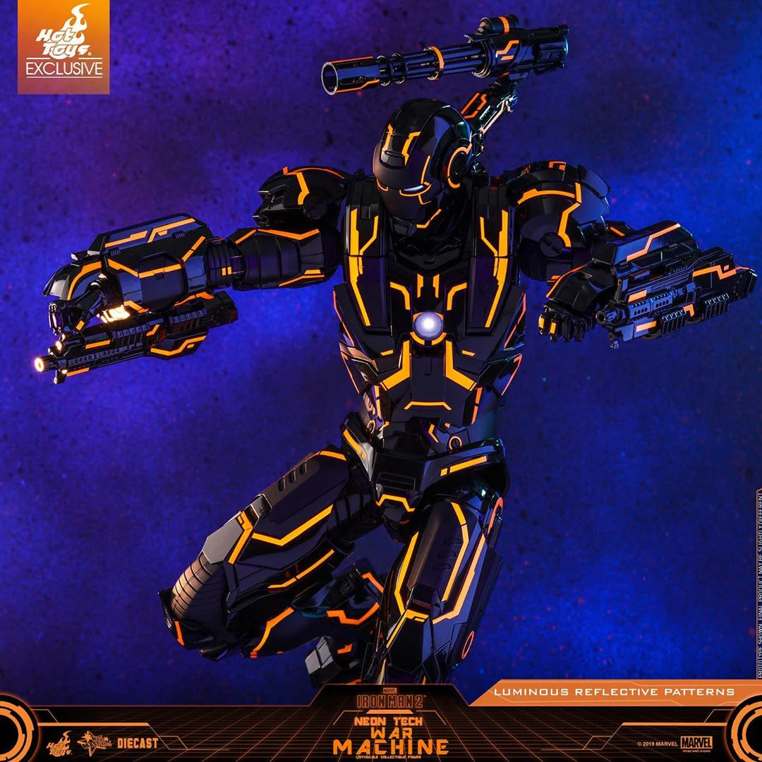 MMS553D35 - Neon Tech War Machine 1/6th Scale Collectible Figure - Image 2