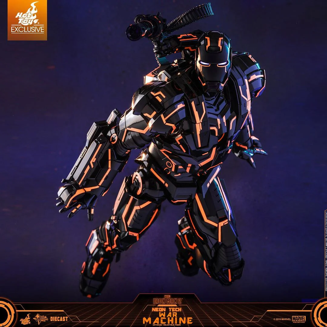MMS553D35 - Neon Tech War Machine 1/6th Scale Collectible Figure - Image 3