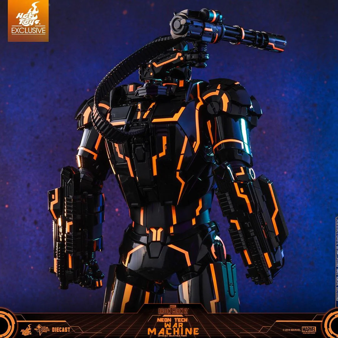 MMS553D35 - Neon Tech War Machine 1/6th Scale Collectible Figure - Image 4