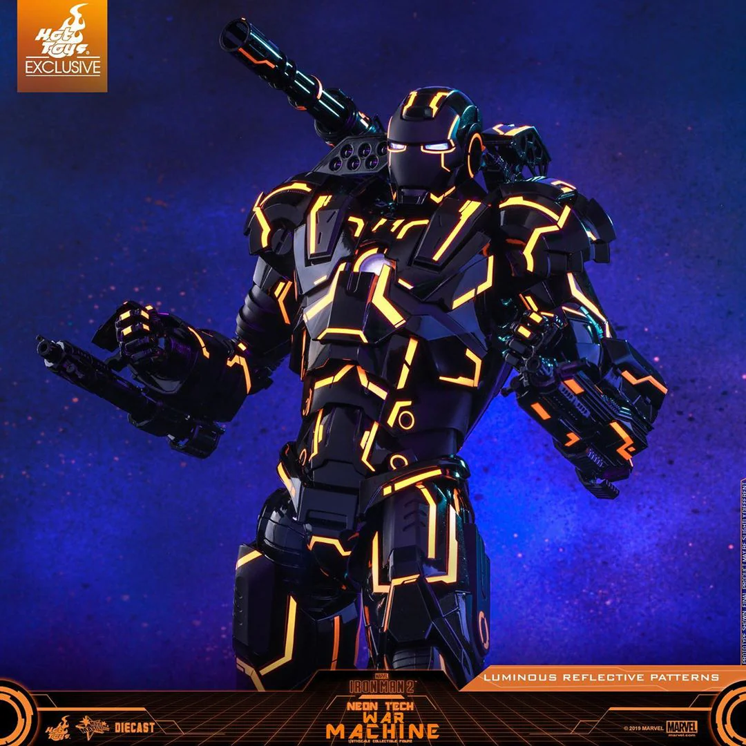 MMS553D35 - Neon Tech War Machine 1/6th Scale Collectible Figure - Image 6