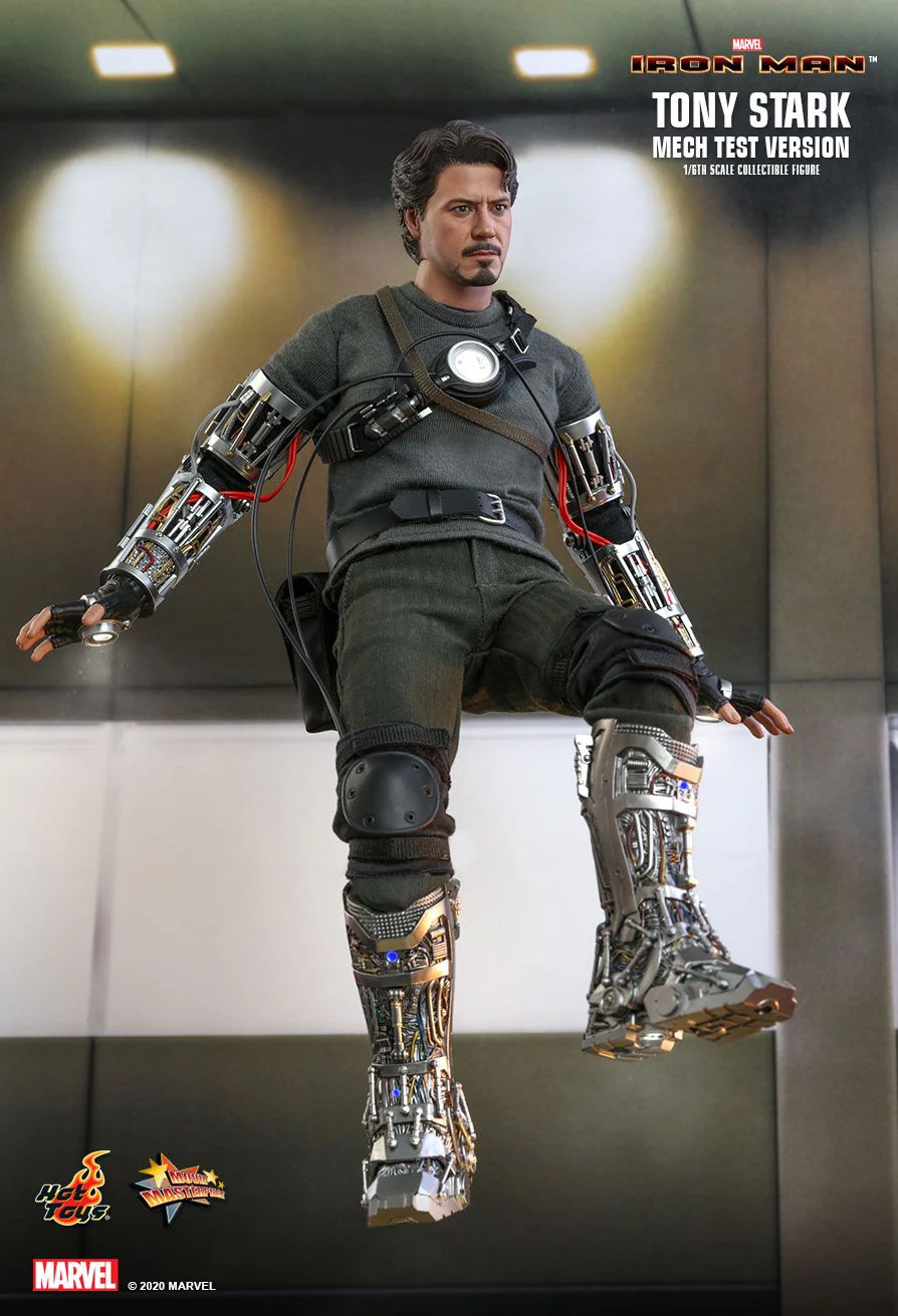MMS581B - Iron Man - 1/6th scale Tony Stark (Mech Test Version) Collectible Figure (Special Edition) - Image 3