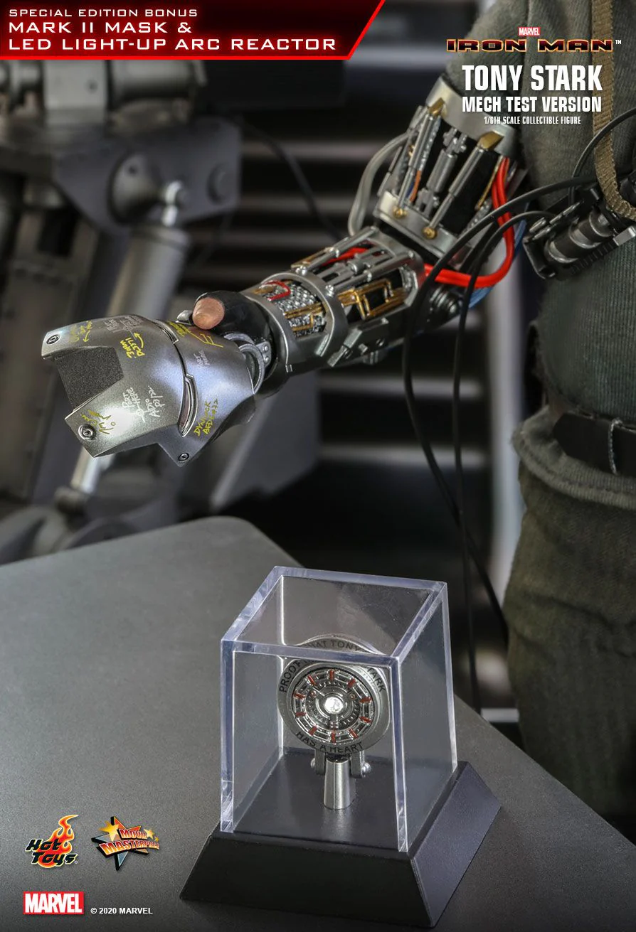MMS581B - Iron Man - 1/6th scale Tony Stark (Mech Test Version) Collectible Figure (Special Edition) - Image 5