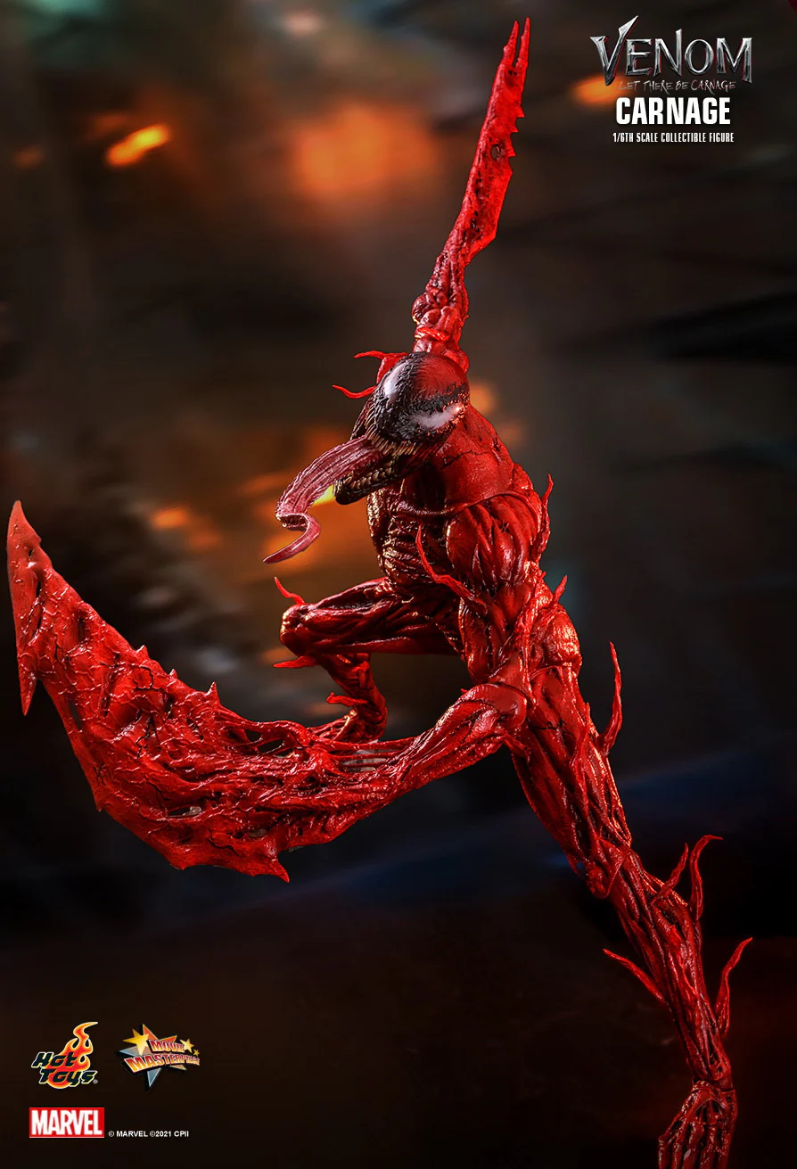 MMS619 - Venom: Let There Be Carnage - Carnage 1/6th Scale Collectible Figure (Regular) - Image 3