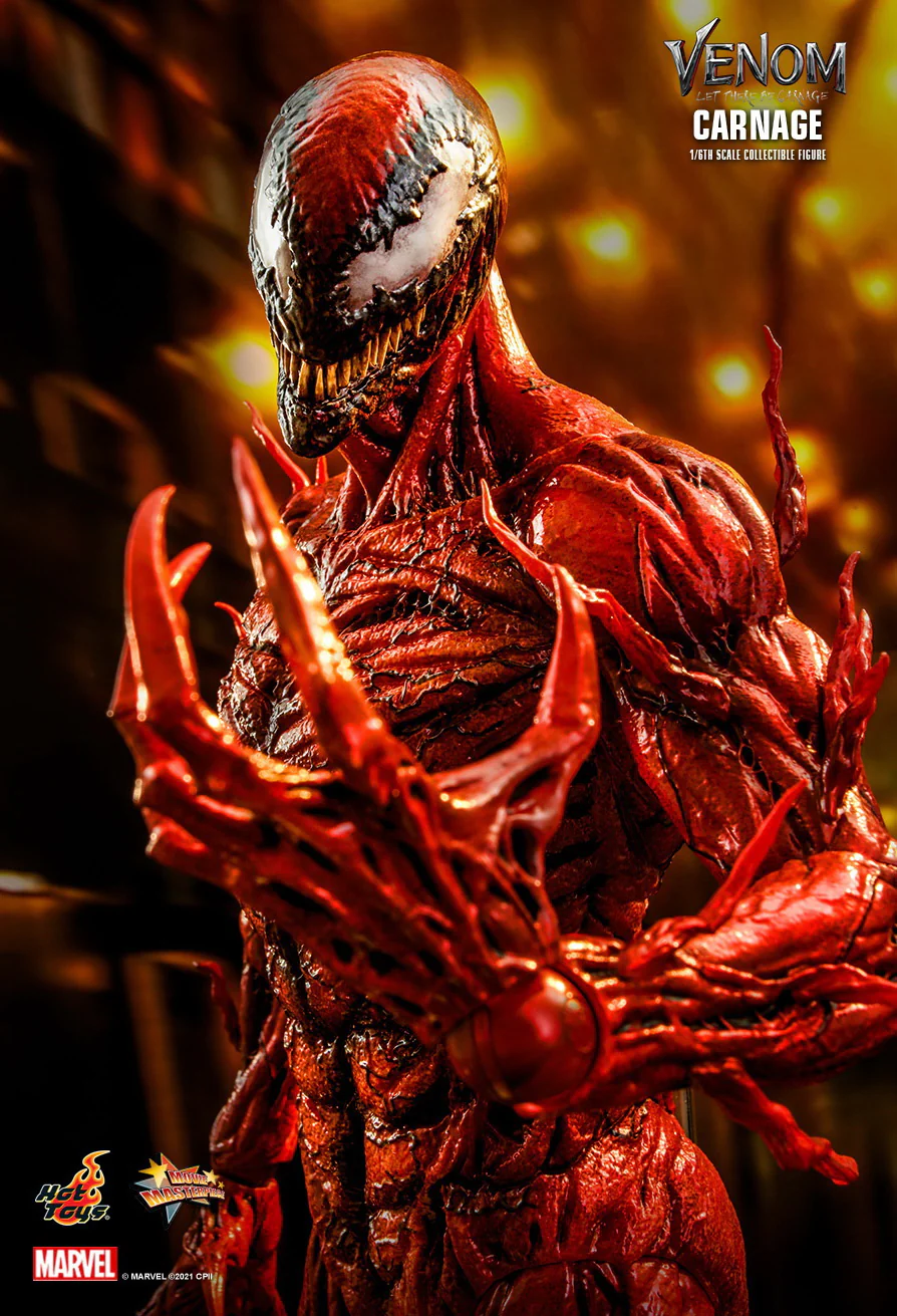 MMS619 - Venom: Let There Be Carnage - Carnage 1/6th Scale Collectible Figure (Regular) - Image 4