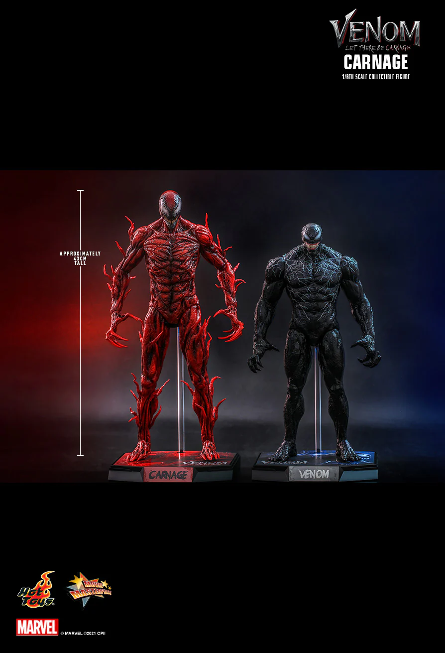 MMS619 - Venom: Let There Be Carnage - Carnage 1/6th Scale Collectible Figure (Regular) - Image 6