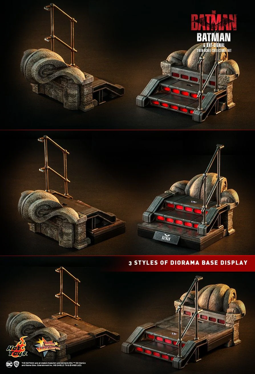 MMS641 - The Batman - 1/6th scale Batman and Bat-Signal Collectible Set - Image 23