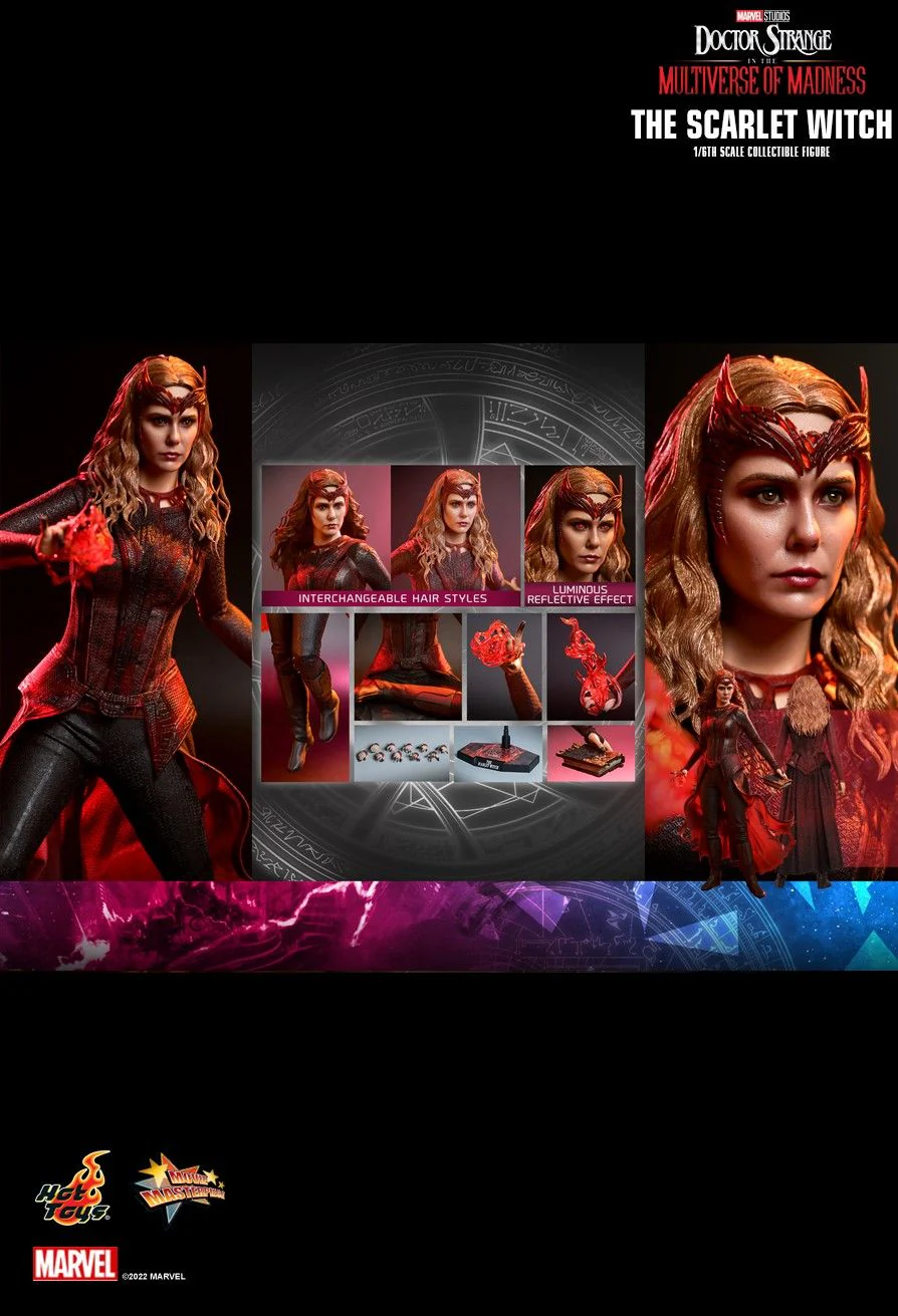 MMS652 - Doctor Strange in the Multiverse of Madness - 1/6th scale The Scarlet Witch Collectible Figure - Image 2