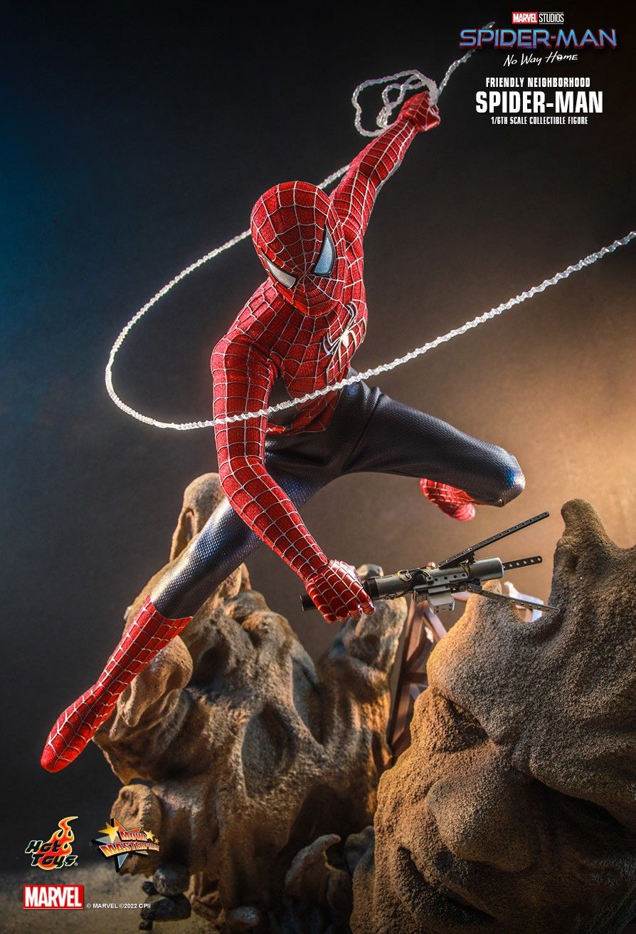 MMS662 - Spider-Man: No Way Home - 1/6th scale Friendly Neighborhood Spider-Man Collectible Figure (Deluxe Version) - Image 11