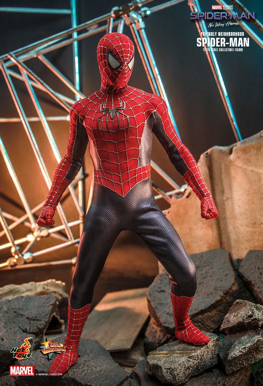 MMS662 - Spider-Man: No Way Home - 1/6th scale Friendly Neighborhood Spider-Man Collectible Figure (Deluxe Version) - Image 4