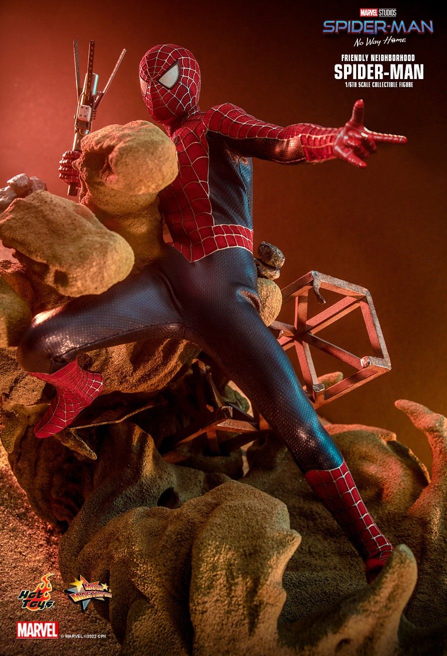 MMS662 - Spider-Man: No Way Home - 1/6th scale Friendly Neighborhood Spider-Man Collectible Figure (Deluxe Version) - Image 7