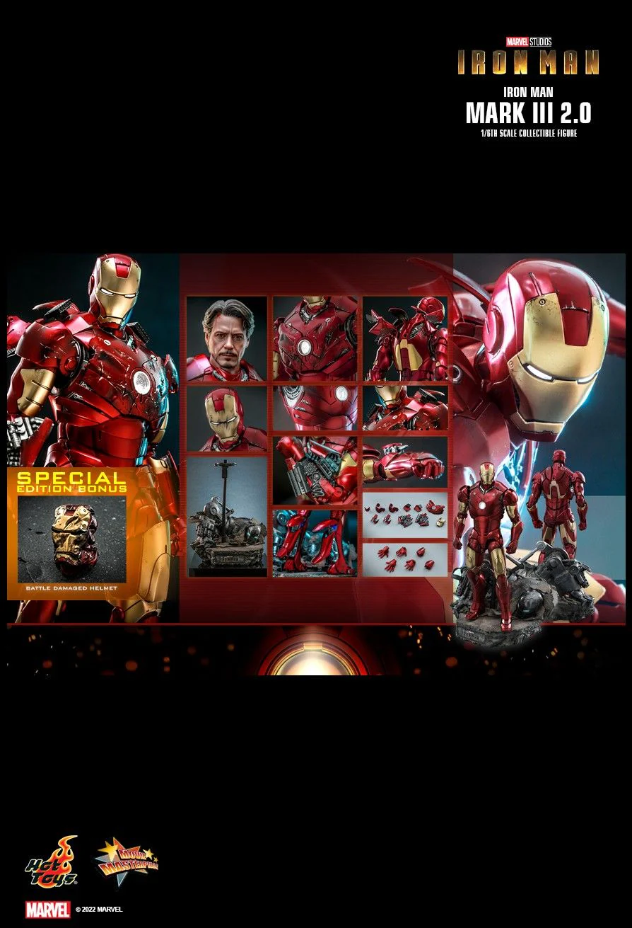 MMS664D48B - Iron Man - 1/6th scale Iron Man Mark III (2.0) (Special Edition) - Image 2