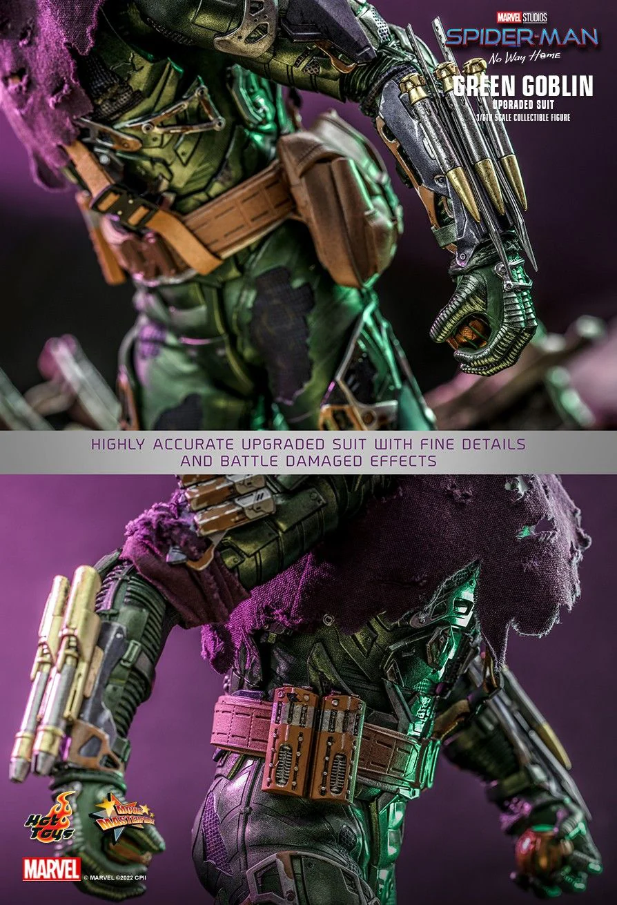 MMS674 - Spider-Man: No Way Home - 1/6th scale Green Goblin (Upgraded Suit) Collectible Figure - Image 10