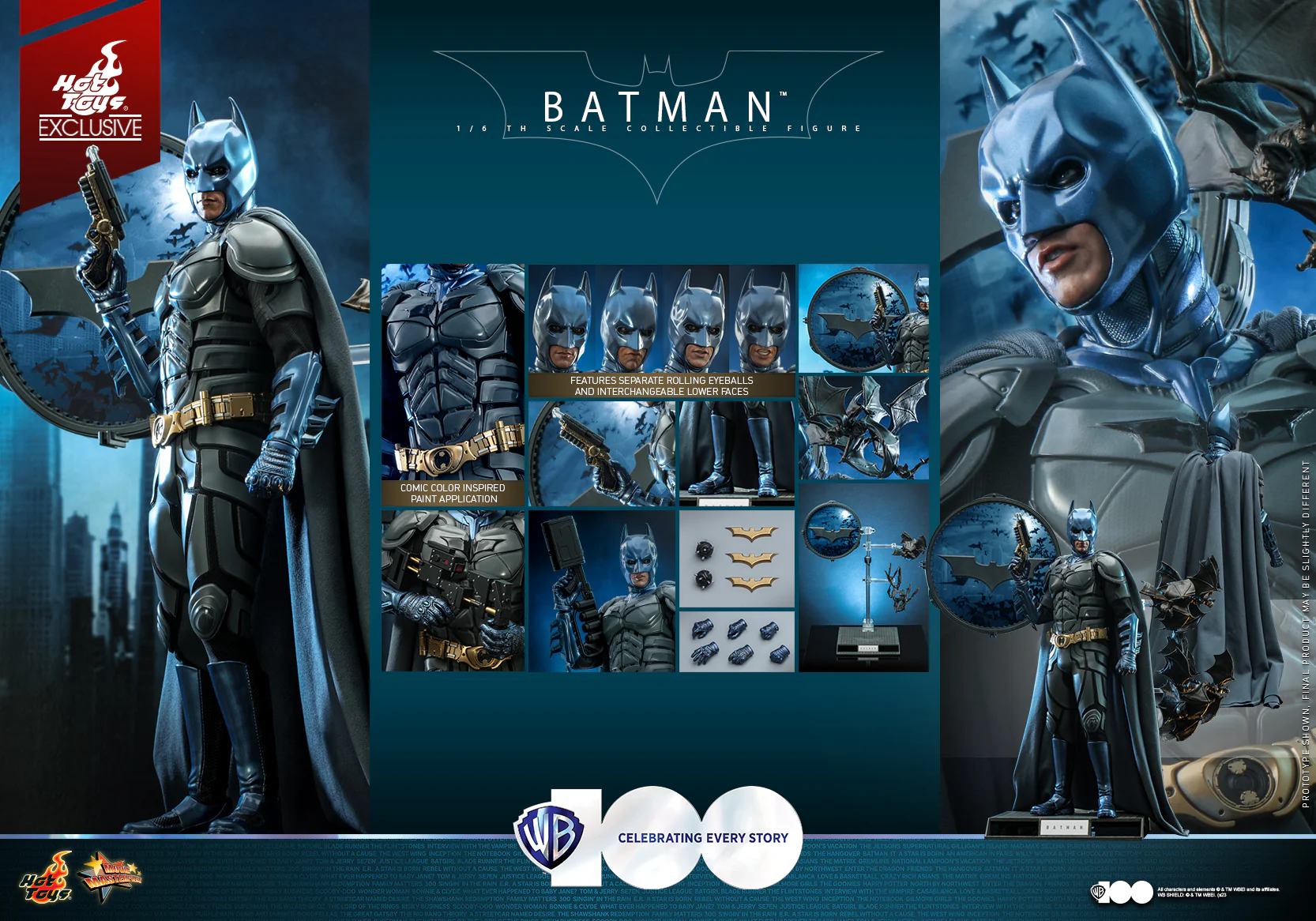 MMS697 - WB 100 - 1/6th scale Batman Collectible Figure [Hot Toys Exclusive] - Image 2