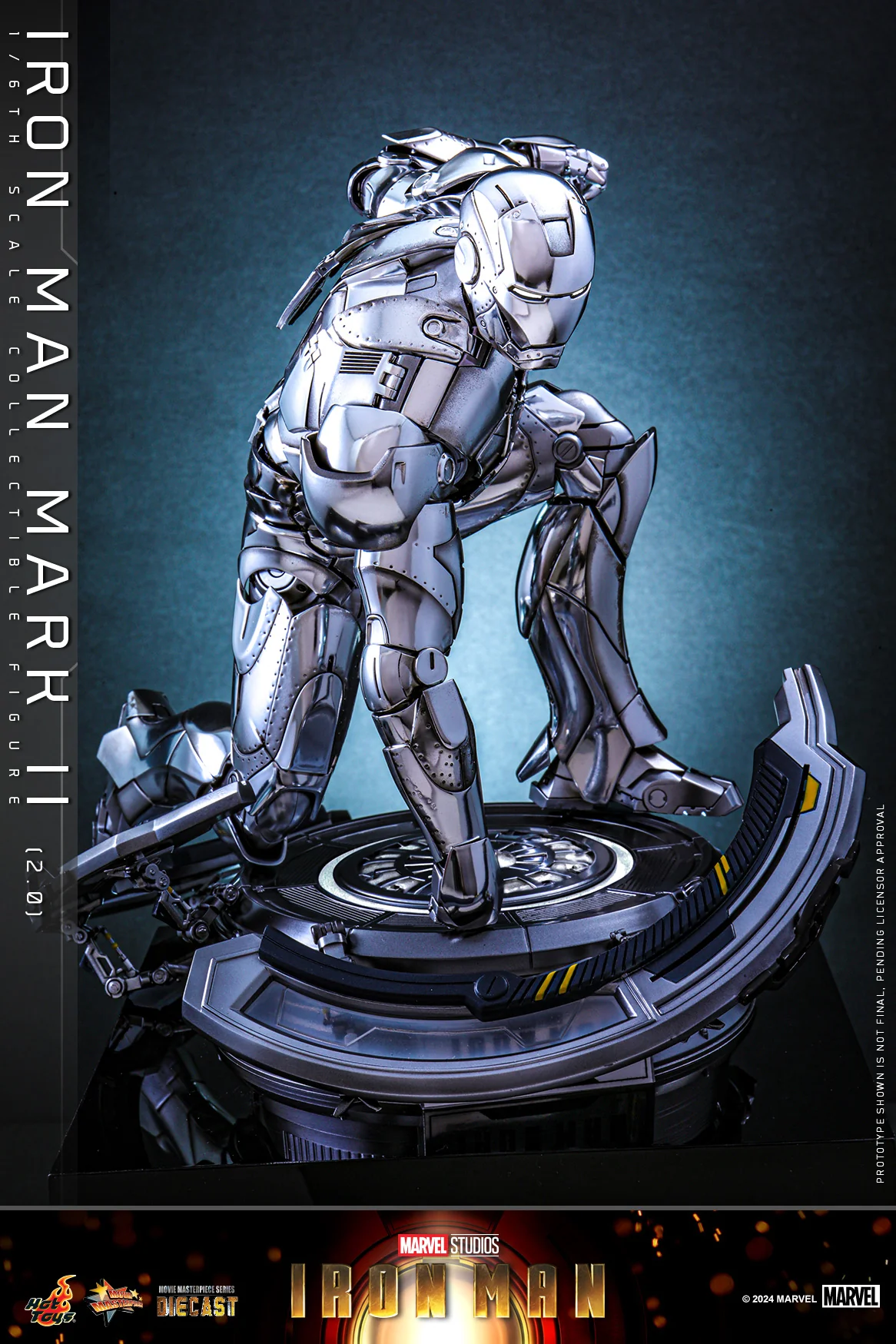 MMS733D59 - Iron Man - 1/6th scale Iron Man Mark II (2.0) Collectible Figure - Image 7