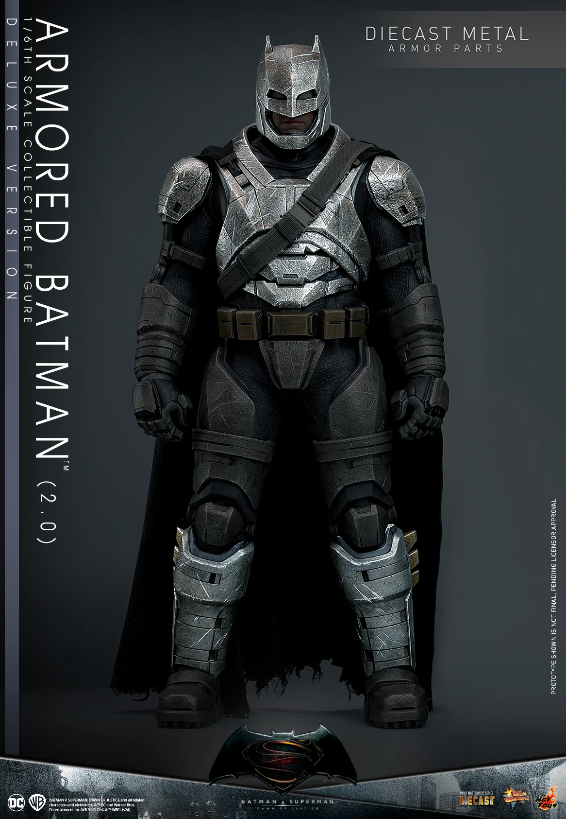 MMS743D63 - Batman v Superman: Dawn of Justice -1/6th scale Armored Batman (2.0) Collectible Figure (Deluxe Version) - Image 19