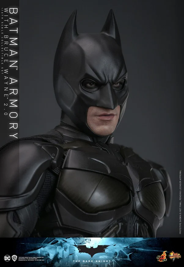MMS750 - The Dark Knight - 1/6th scale Batman Armory with Bruce Wayne (2.0) Collectible Set - Image 10