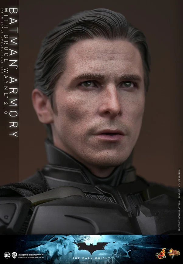MMS750 - The Dark Knight - 1/6th scale Batman Armory with Bruce Wayne (2.0) Collectible Set - Image 6