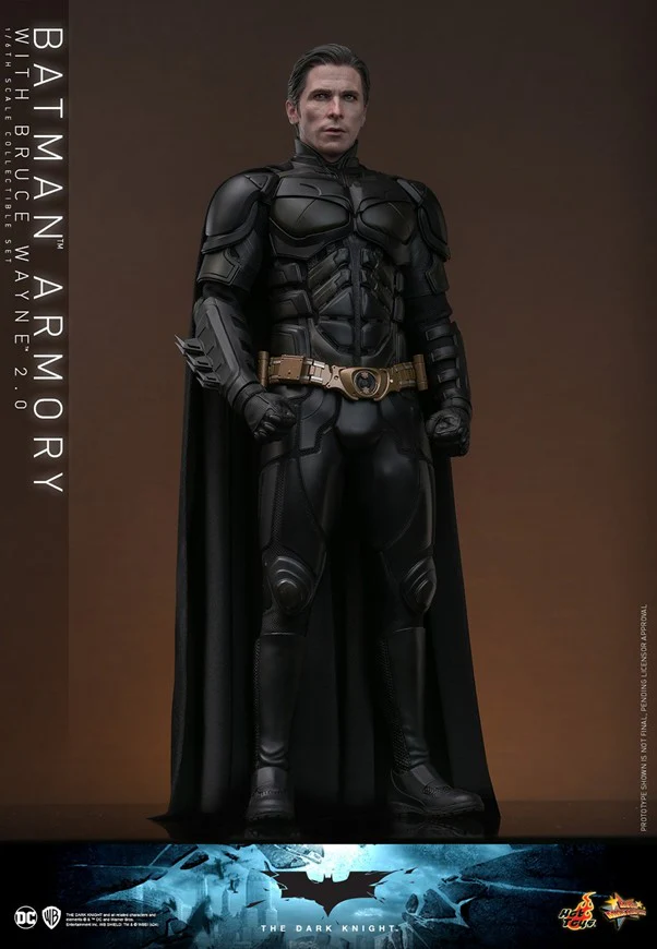 MMS750 - The Dark Knight - 1/6th scale Batman Armory with Bruce Wayne (2.0) Collectible Set - Image 7
