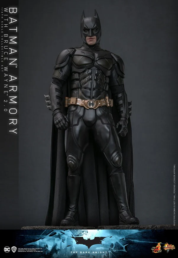 MMS750 - The Dark Knight - 1/6th scale Batman Armory with Bruce Wayne (2.0) Collectible Set - Image 9
