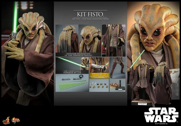 MMS751 - Star War Episode III: Revenge of the Sith - 1/6th scale Kit Fisto Collectible Figure - Image 2