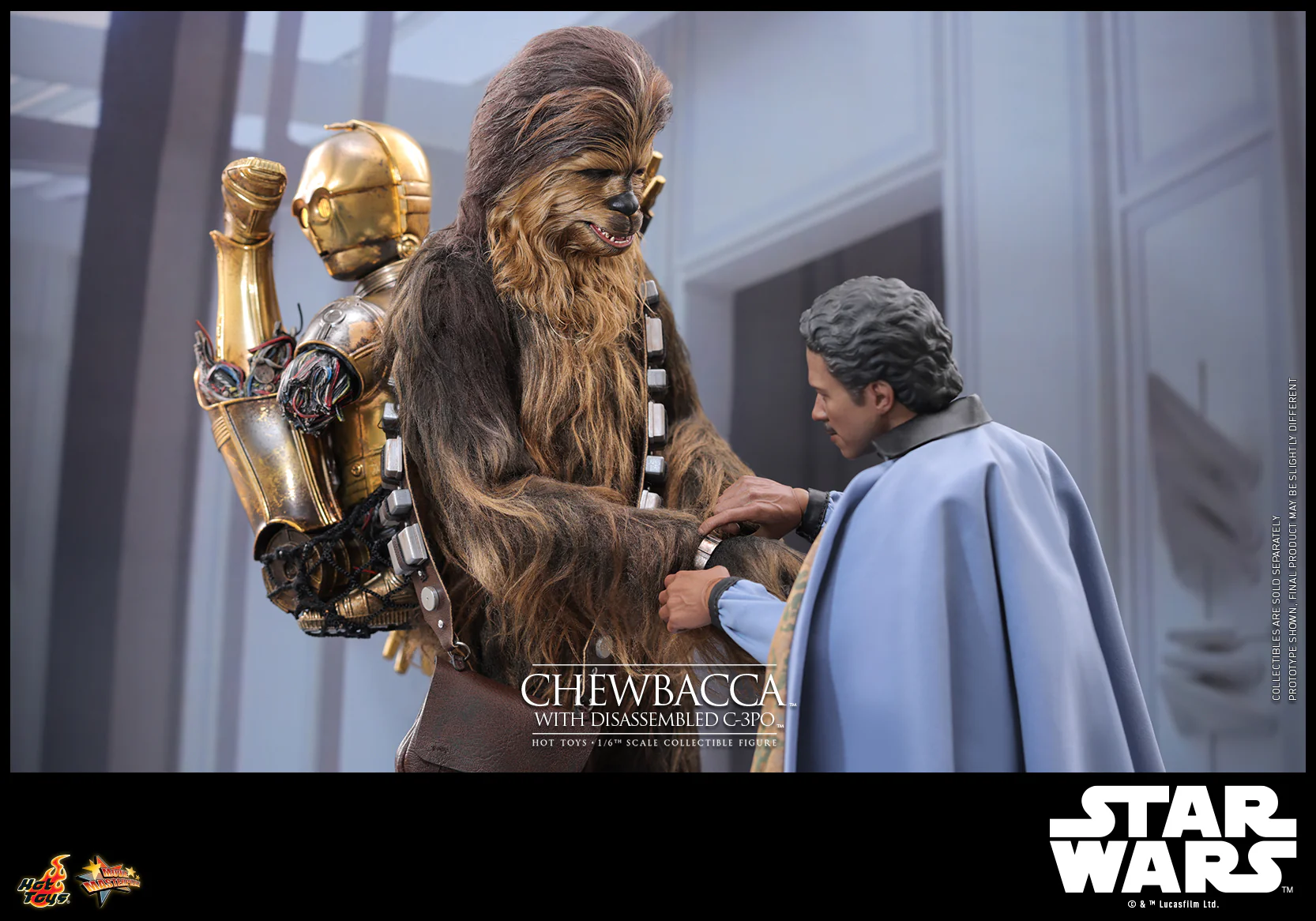MMS766 - Star Wars: Episode V The Empire Strikes Back - 1/6th scale Chewbacca with Disassembled C-3PO Collectible Figure - Image 16