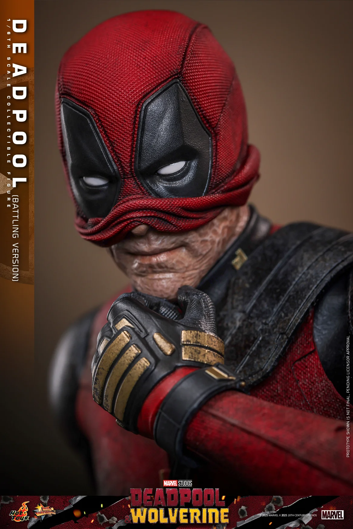 MMS782 - Deadpool & Wolverine - 1/6th scale Deadpool (Battling Version) Collectible Figure - Image 3