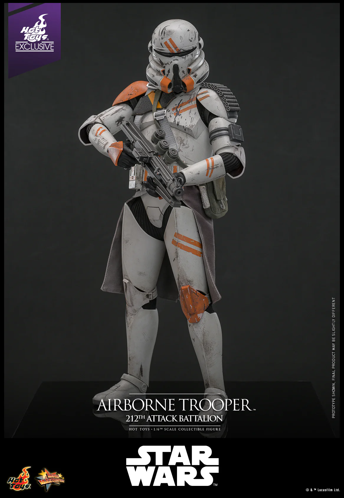 MMS794 - Star Wars: Episode III Revenge of the Sith™ - 1/6th scale Airborne Trooper (212th Attack Battalion) Collectible Figure [Hot Toys Exclusive]