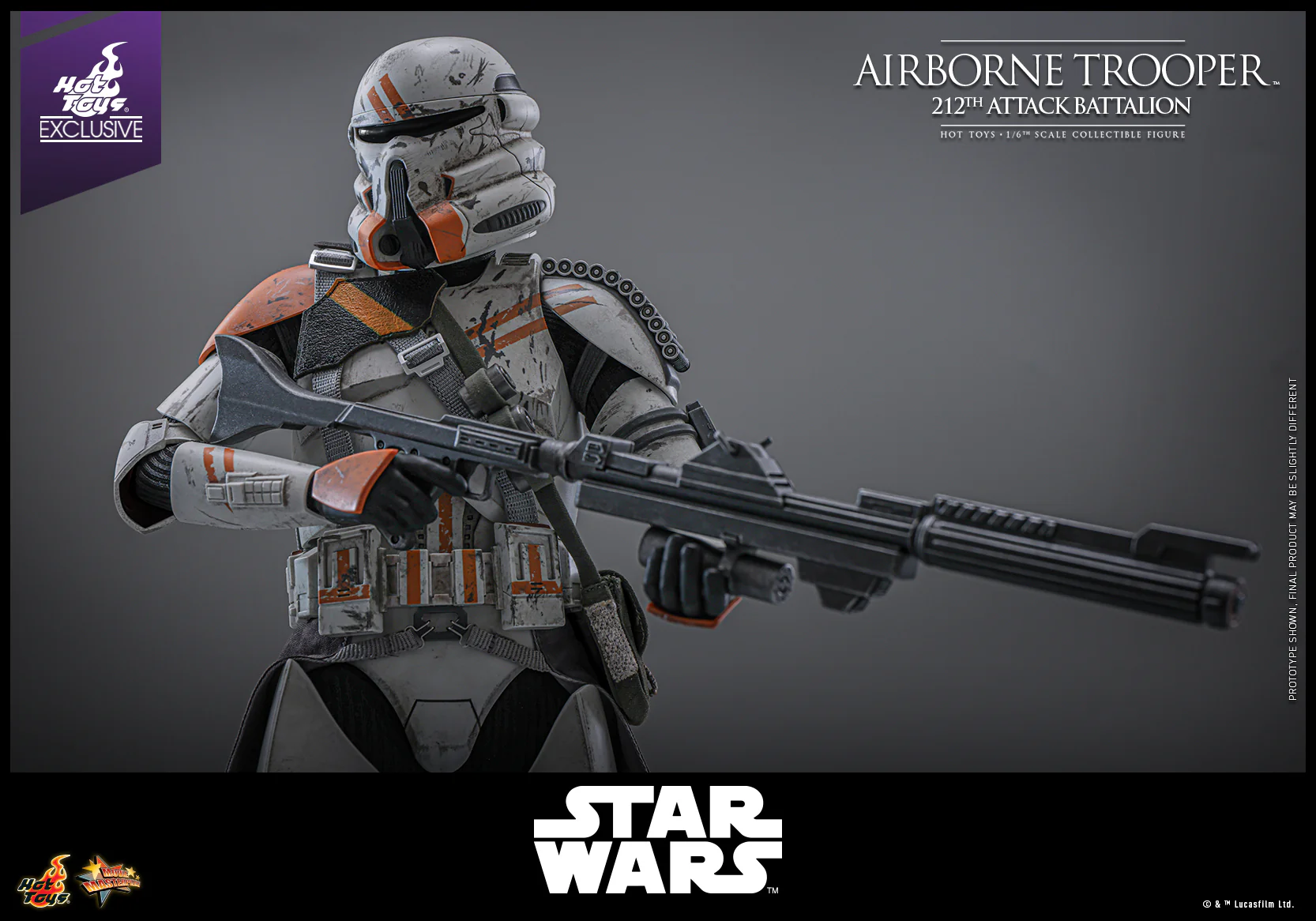 MMS794 - Star Wars: Episode III Revenge of the Sith™ - 1/6th scale Airborne Trooper (212th Attack Battalion) Collectible Figure [Hot Toys Exclusive] - Image 10