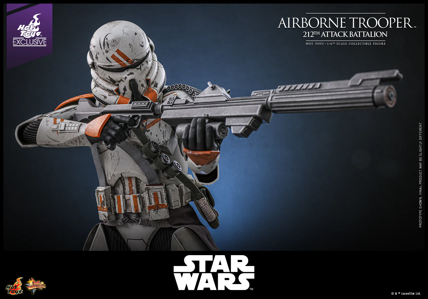 MMS794 - Star Wars: Episode III Revenge of the Sith™ - 1/6th scale Airborne Trooper (212th Attack Battalion) Collectible Figure [Hot Toys Exclusive] - Image 11