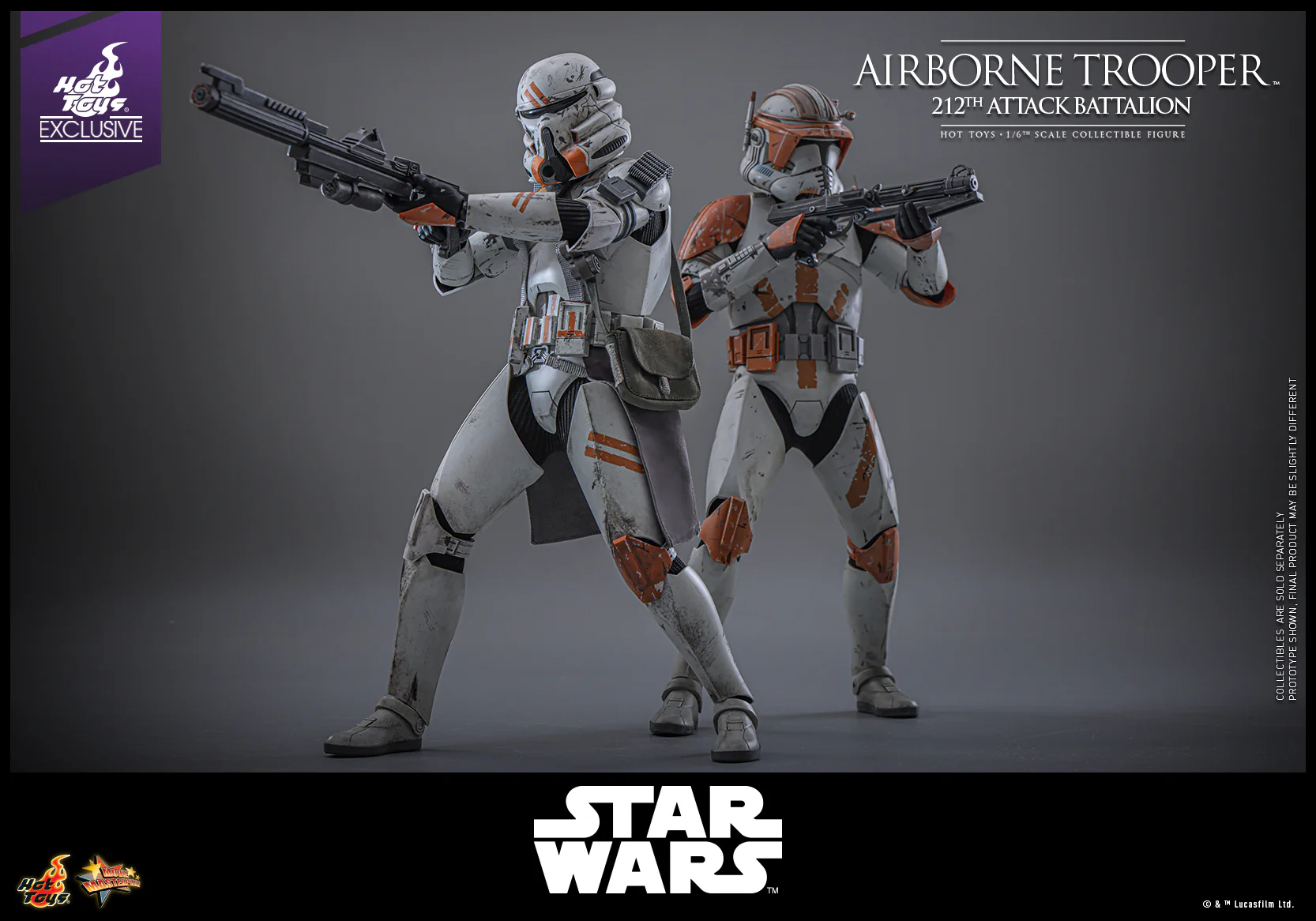 MMS794 - Star Wars: Episode III Revenge of the Sith™ - 1/6th scale Airborne Trooper (212th Attack Battalion) Collectible Figure [Hot Toys Exclusive] - Image 13