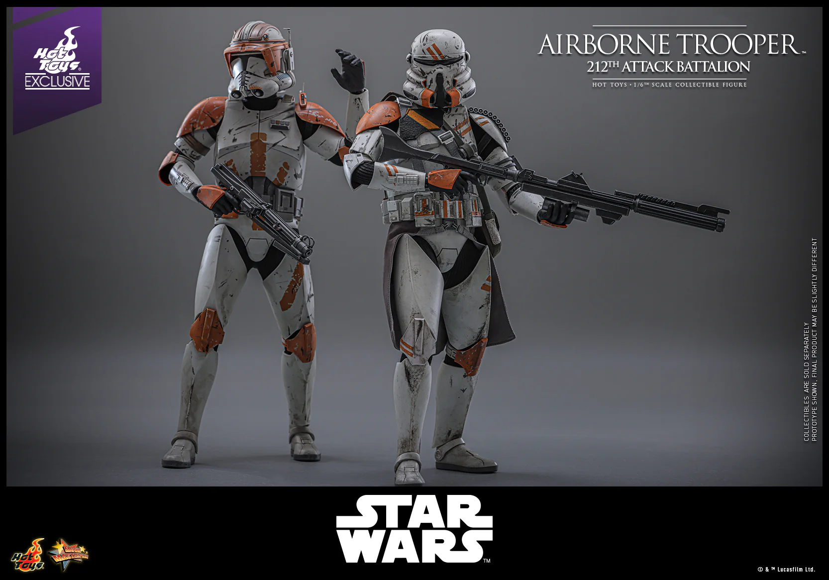 MMS794 - Star Wars: Episode III Revenge of the Sith™ - 1/6th scale Airborne Trooper (212th Attack Battalion) Collectible Figure [Hot Toys Exclusive] - Image 14