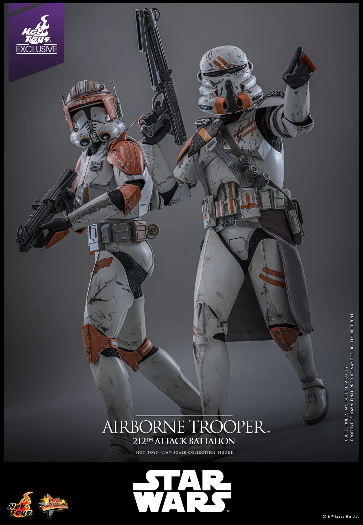 MMS794 - Star Wars: Episode III Revenge of the Sith™ - 1/6th scale Airborne Trooper (212th Attack Battalion) Collectible Figure [Hot Toys Exclusive] - Image 15