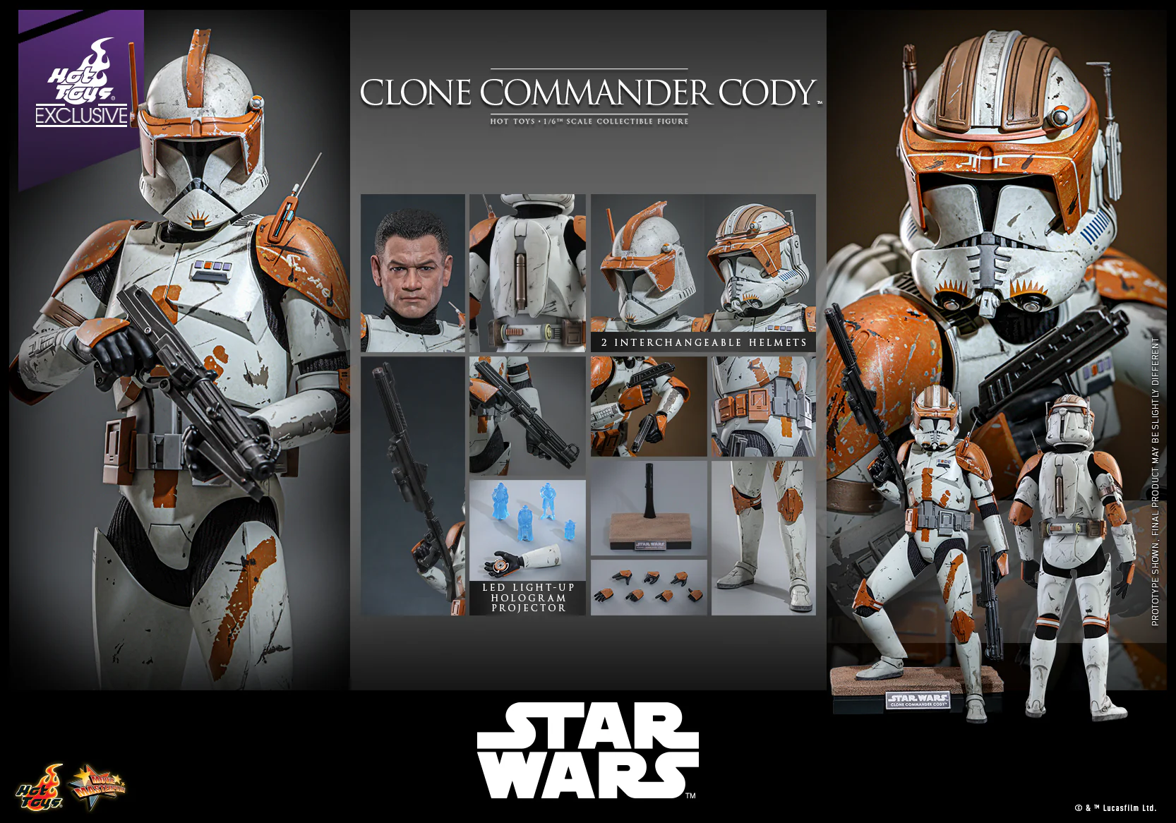 MMS796 - Star Wars: Episode III Revenge of the Sith™ - 1/6th scale Clone Commander Cody™ Collectible Figure [Hot Toys Exclusive] - Image 2