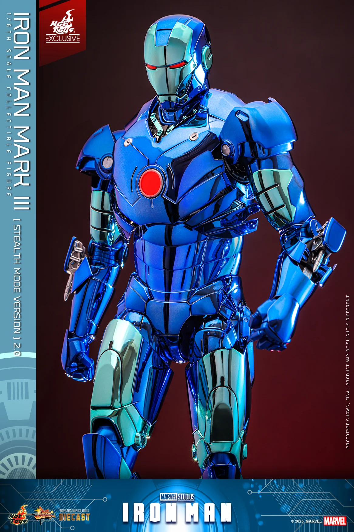 MMS814D71 - Iron Man - 1/6th scale Iron Man Mark III (Stealth Mode Version) 2.0 Collectible Figure [Hot Toys Exclusive] - Image 15