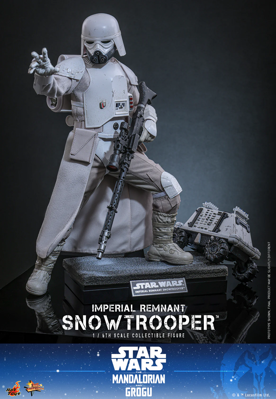 MMS838 - The Mandalorian and Grogu - 1/6th scale Remnant Snowtrooper Collectible Figure - Image 11
