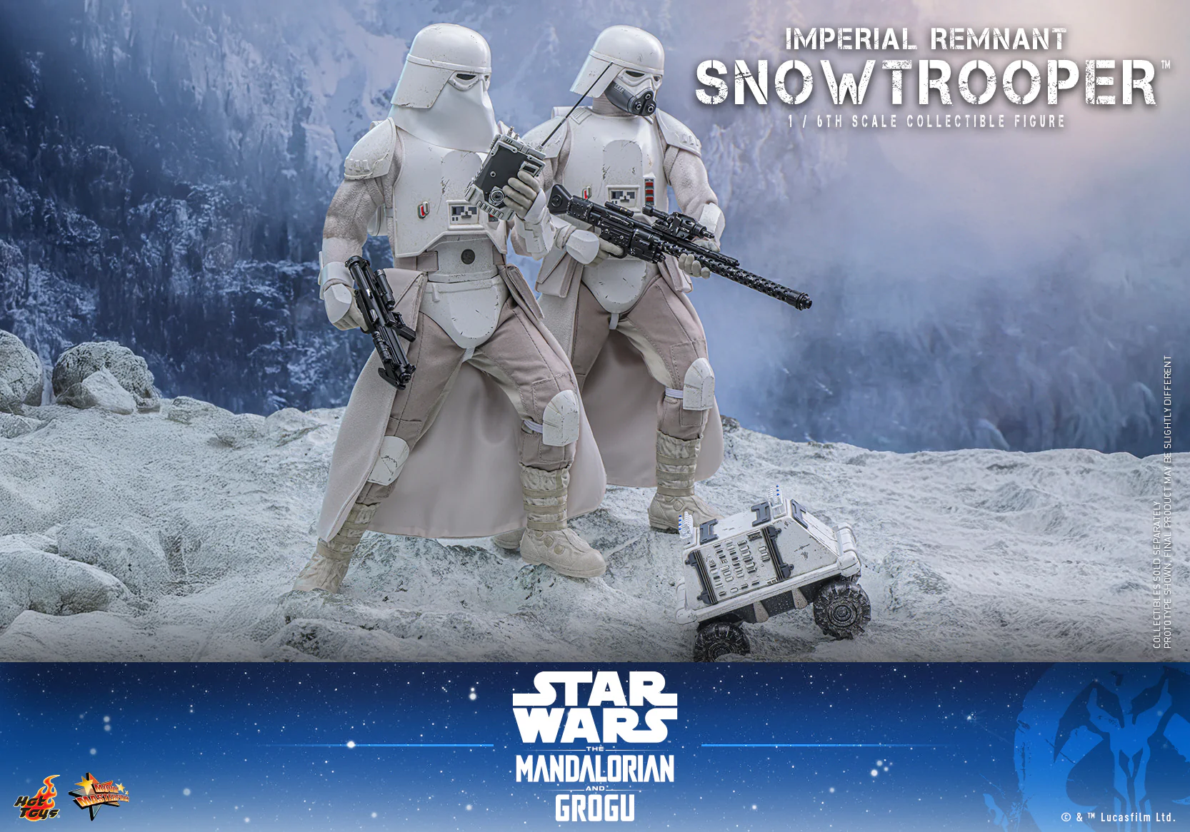 MMS838 - The Mandalorian and Grogu - 1/6th scale Remnant Snowtrooper Collectible Figure - Image 16