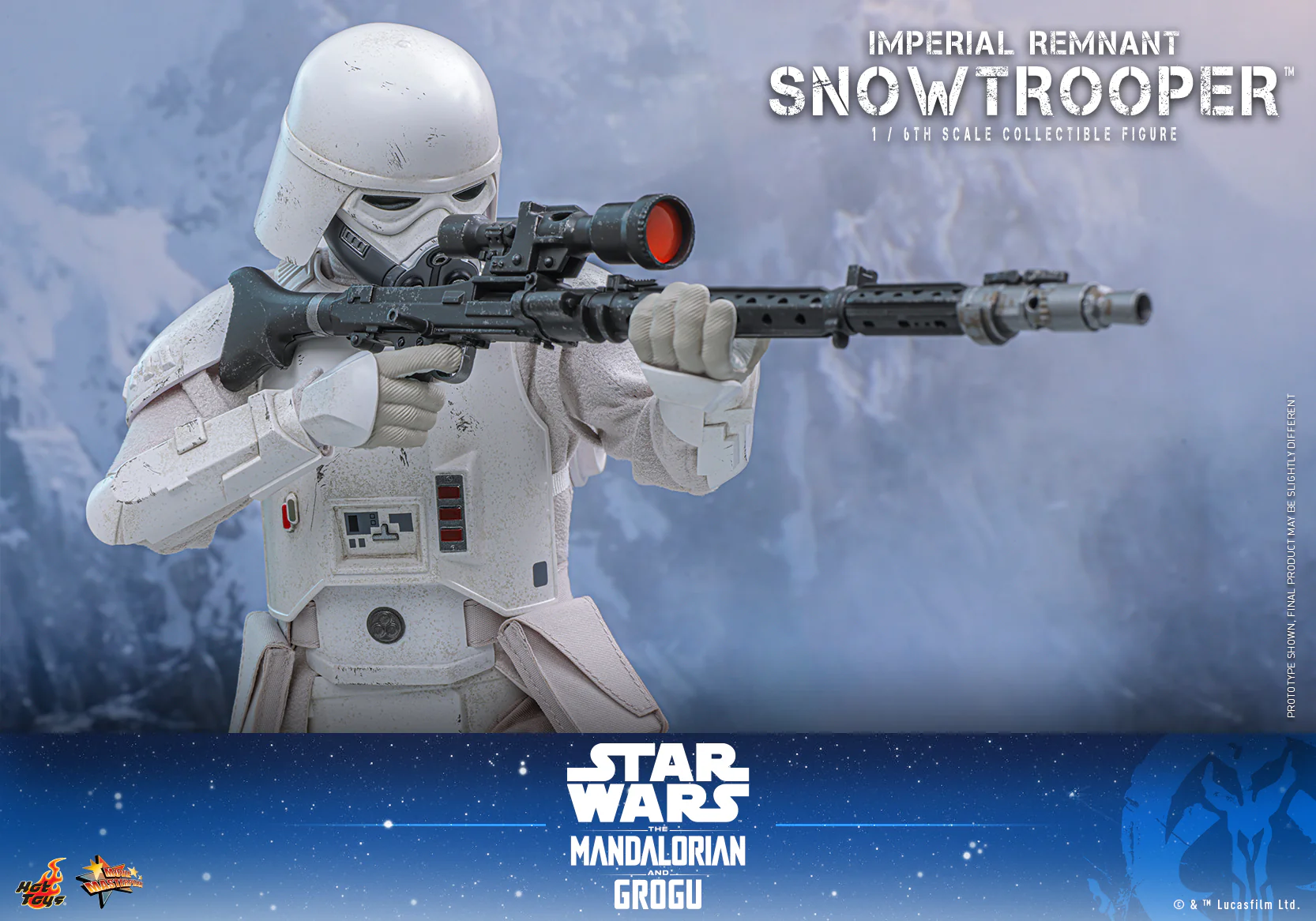 MMS838 - The Mandalorian and Grogu - 1/6th scale Remnant Snowtrooper Collectible Figure - Image 17