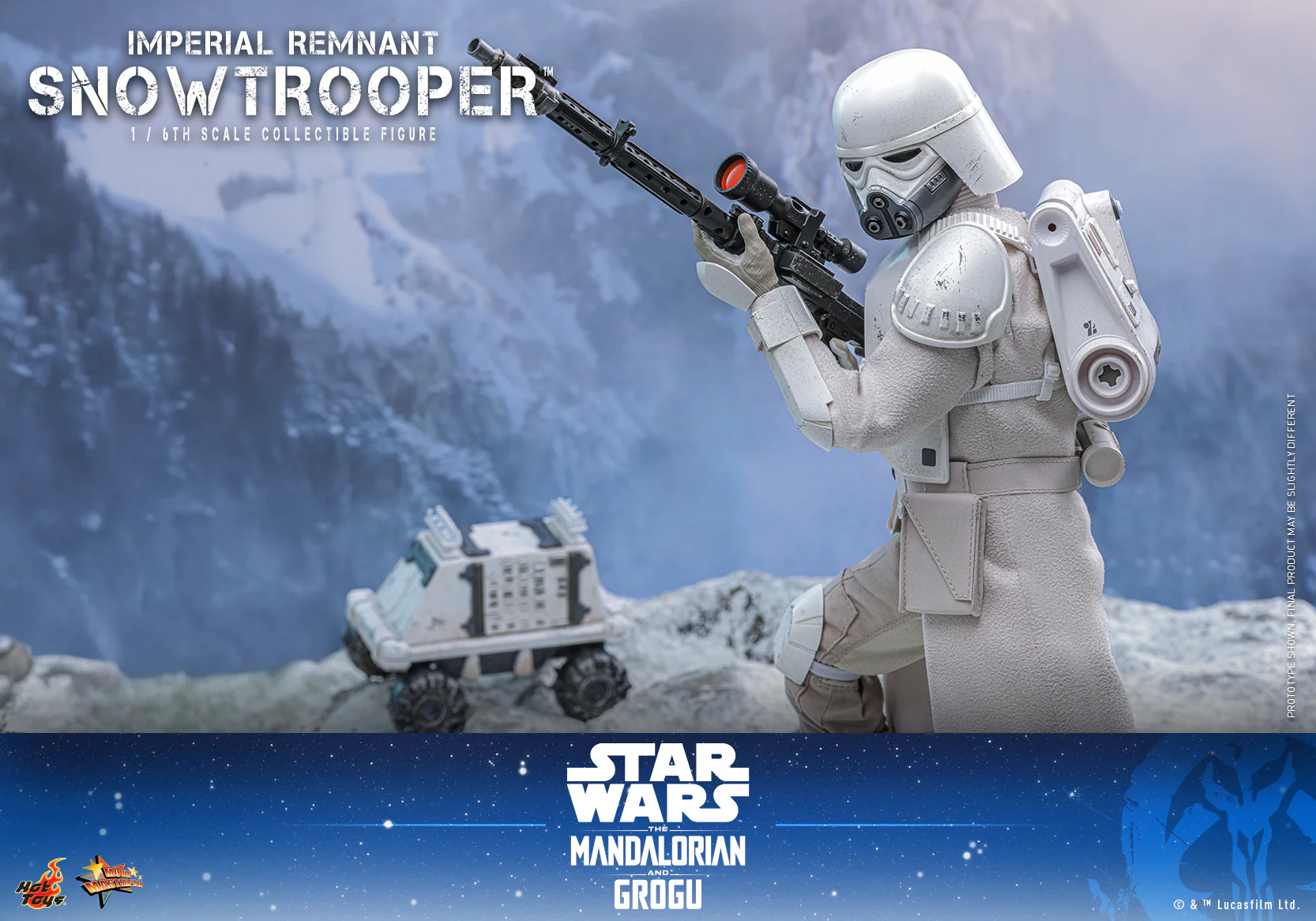 MMS838 - The Mandalorian and Grogu - 1/6th scale Remnant Snowtrooper Collectible Figure - Image 18