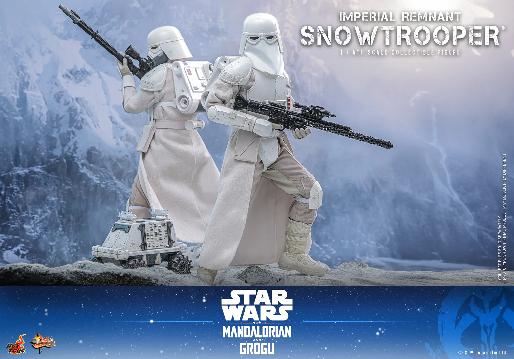 MMS838 - The Mandalorian and Grogu - 1/6th scale Remnant Snowtrooper Collectible Figure - Image 19